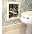 thumbnail image 4 of Metis Primed Gray Recessed Magazine Rack, 4 of 11