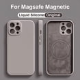 thumbnail image 2 of Original Liquid Silicone Magnetic Case For iPhone 11 13 12 14 15 Pro Max Plus For Magsafe Case Wireless Charge Cover Accessories, 2 of 5