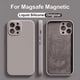 thumbnail image 2 of Original Liquid Silicone Magnetic Case For iPhone 11 13 12 14 15 Pro Max Plus For Magsafe Case Wireless Charge Cover Accessories, 2 of 5