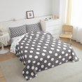 thumbnail image 4 of Erosebridal Polka Dots Bedding Queen Comforter Set, Geometry Down Comforter, Modern Simple Decor, Breathable 3-Piece, 4 of 8