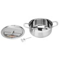 thumbnail image 5 of Tempura Deep Fryer Pot, 304 Stainless Steel Kitchen Fryer Tempura Deep Frying Pan, For Kitchen Cooking Chicken,Shrimp,French Fries ANGGREK Descripción de la referencia, 5 of 5