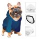 thumbnail image 3 of Fotbe teal blue Sudadera con Estampado para Perros Pequeños – Suéter con Capucha para Mascotas, Tela Suave de Forro Polar con Bolsillo-Medium, 3 of 7