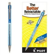 Pilot Better Ballpoint Retractable Pen, Blue Ink, Fine, Dozen , Each