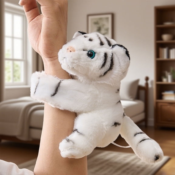 Slap Bracelets Plush Slap Bracelets Toy Plush Toys Hug Snap Wristbands Plush Plushie Must Have Cute Toy For Holidays Stuffed Animals Valentine'S Day/Birthday/Holiday B - 15x10x5cm