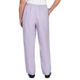 thumbnail image 2 of Alfred Dunner Womens Petite Spring Flat Front Average Length Pull On Pant, 2 of 6
