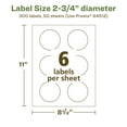 thumbnail image 6 of Avery EcoFriendly Round Labels, 2-3/4" Diameter, 300ct, 6 of 9