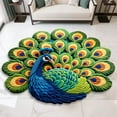 thumbnail image 2 of Seat Cushion Cloth, Cushion Peacock Mat *1 Piece (Green-C), 2 of 6