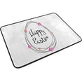 thumbnail image 2 of GZHJMY Entrance Doormat Happy Easter Egg Shaped Frame Colorful Paper Flower Decorative Indoor Door Mat Rug Non-Slip Doormat 23.6x15.7 Inch Interlayer Polyester Machine Washable Polyester Fabric, 2 of 5