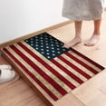 thumbnail image 2 of Patriotic Stripe and Star Kitchen Mat Independence Day American Flag Kitchen Rugs Kitchen Organization Fourth of July Decorations Runner Rug Non-Slip Kitchen Floor Mats Anti-Fatigue Standing Desk Mats, 2 of 6