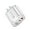 A-2, variant on Fast Charger USB,European Travel Plug Adapter,3-Port USB C Wall Charger Plug Type C Fast Charging Block International Power Adaptor US to Europe EU for Most Electronic Devices(White)