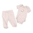 thumbnail image 1 of Conjunto Baby Creysi Unisex 0 M Cuello Redondo Estampado Oso Polar Gris 2 Piezas, 1 of 4