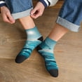 thumbnail image 3 of Naloa Turquoise Ocean Reflection Ankle Socks for Women Non Slip Socks No Show Socks Classic Low Cut Casual Socks Casual Socks, 3 of 7