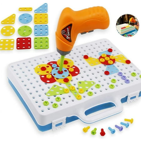 

Yxaomite Elektrische Bohrmaschine Puzzle Spielzeug Zerlegen Schraubenmutter Montage Kombination Creative Bau Toy Set Kinder Spaß Spielzeug Geschenk