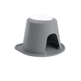 thumbnail image 1 of WeatherTech Single High Pet Feeding System 12" High Stand - BPA-Free Plastic - Dark Grey, 1 of 1