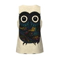 thumbnail image 5 of Gaeub Owl with Mandala Men's Athletic Tank Top, Workout Sleeveless Shirts, Running Tank Tops for Gym, Running, Training - Medium, 5 of 9