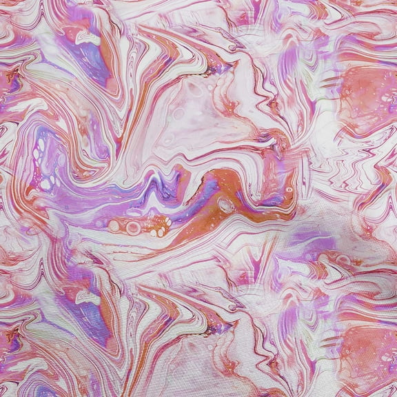 oneOone Polyester Spandex Purple Fabric Fluid Ink Quilting Supplies Print Sewing Fabric By The Yard 56 Inch Wide