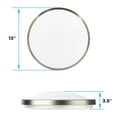 thumbnail image 5 of Luxrite Motion Sensor LED Flush Mount Ceiling Light, 13 Inch, 5CCT 2700K-5000K, 20W, 1500 Lumens, ETL, 5 of 7