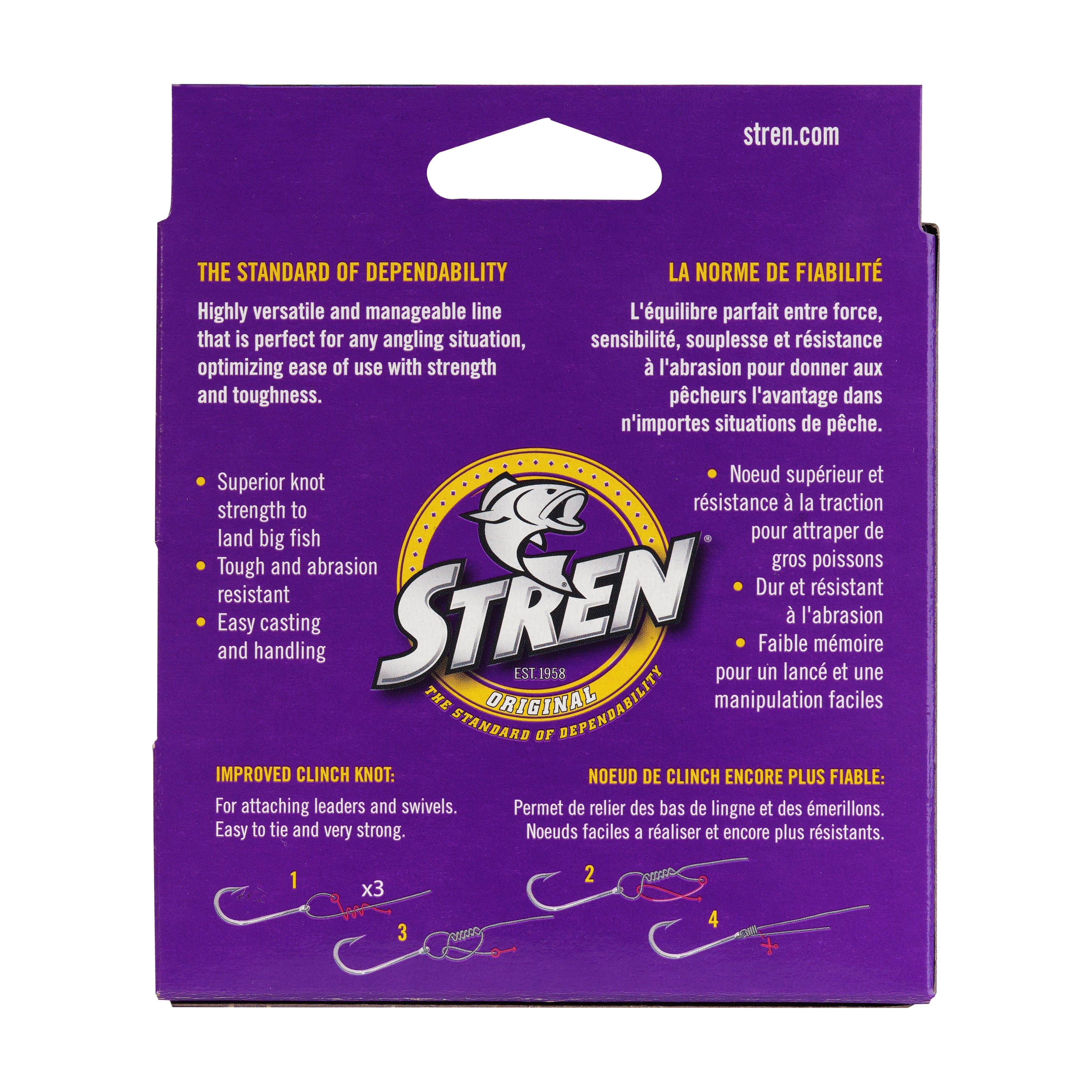 Stren Original Monofilament Fishing Line, Clear, 10 lb Test Strength, 300 yd - Walmart.com Stren Original Monofilament Fishing Line, Clear, 10 lb Test Strength, 300 yd - Walmart.com