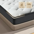 thumbnail image 4 of 10 inch Mattress King Memory Foam Pocket Spring Hybrid Mattress in a Box Medium Firm, 4 of 6