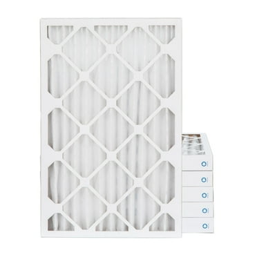 Pamlico Air 14x30x2 MERV 8 Pleated AC Furnace Air Filters. Quantity 6. (Actual Size: 13.38 x 29.38 x 1.75 Inches)