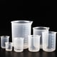 thumbnail image 2 of Vaso medidor de plástico transparente con forma de V para laboratorio, vaso medidor volumétrico para té y leche, para cocina, 2 of 5