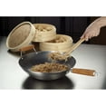 thumbnail image 7 of 14-Inch Carbon Steel Wok with Bamboo Handle for Stir Frying, Stewing & More, 7 of 7
