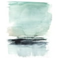 thumbnail image 2 of Goldberger, Jennifer 26x32 Gold Ornate Wood Framed with Double Matting Museum Art Print Titled - Teal Moor I, 2 of 4