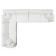 thumbnail image 2 of Modular Sectional Sofa Couch, White, Fabric, Living Kitchen Cafe Bistro Hospitality Restaurant, Modern Contemporary HB33229, 2 of 5