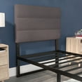 thumbnail image 4 of Flash Furniture Paxton Twin Modern Fabric Upholstered Headboard, Gray, 4 of 12
