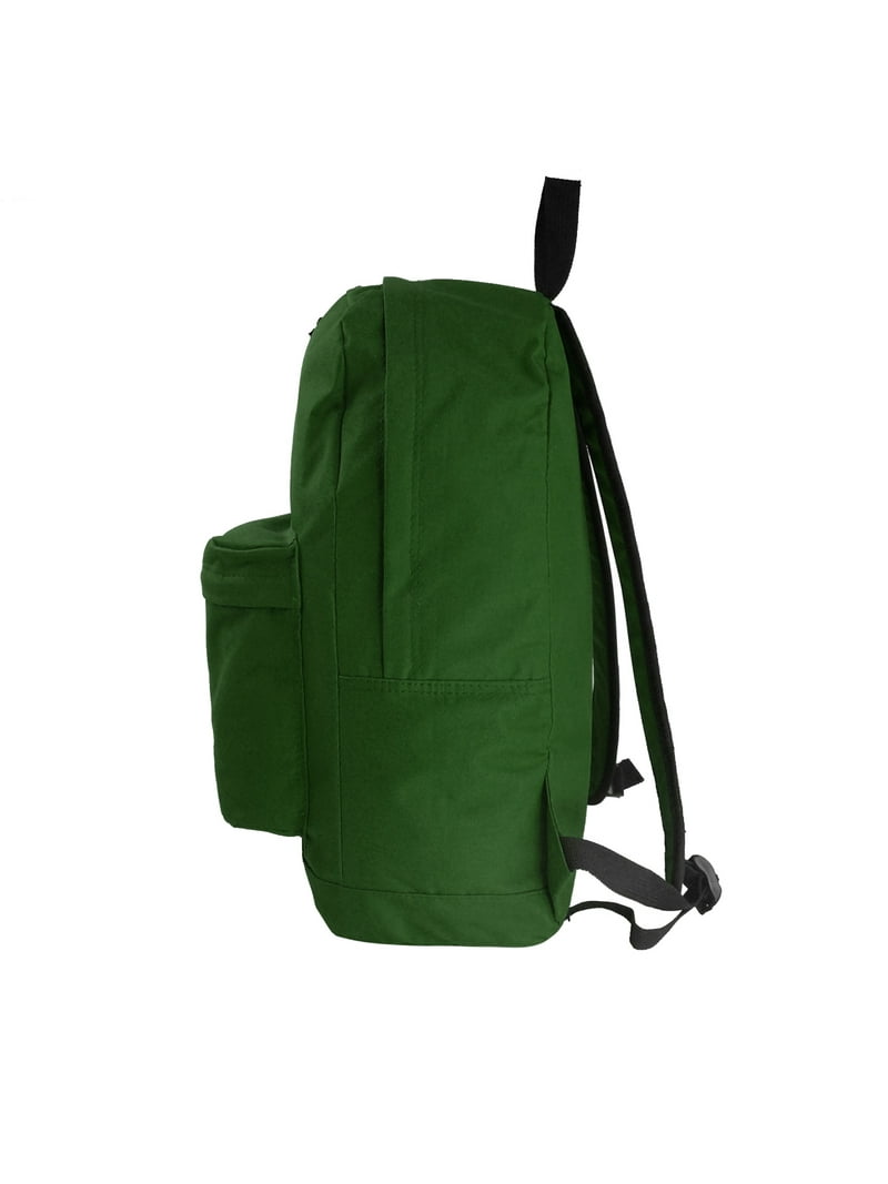 K-Cliffs Classic School Backpack - 18x13x6 Polyester - Green K-Cliffs Classic School Backpack - 18x13x6 Polyester - Green