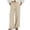 Khaki, variant on KLHDSF Women's Wide Leg Jeans High Waisted Stretchy Jeans Straight Leg Loose Fit Zimbaplatinum Ankle Denim Pants Black L