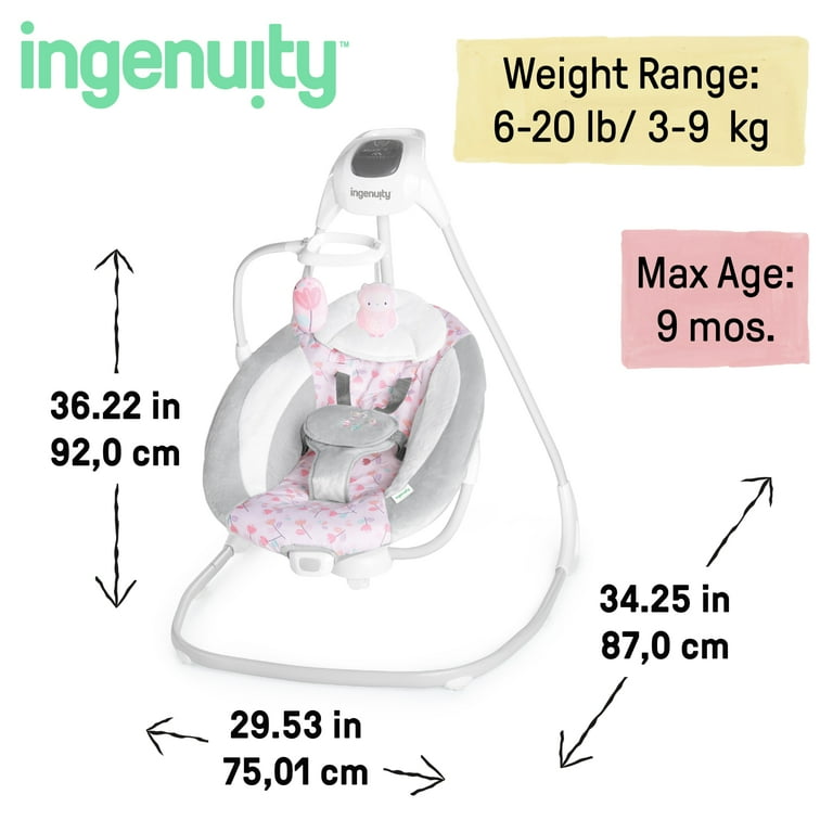 Ingenuity swing sale pink