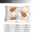 thumbnail image 2 of Naloa A Bee Pillow Covers, Throw Pillow Case Cushion Covers,Cushion for Bedroom,Couch,Home-20"x30", 2 of 6