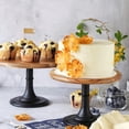 thumbnail image 4 of Shisuyan Farmhouse Cake Stand Wood For Birthday Party 1Pack, 4 of 9
