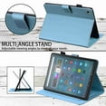 thumbnail image 5 of Decase for Amazon Fire Max 11 (13th Generation, 2023 Release) Slim Tablet Shell,Cute Patter Tri-Fold Stand Full Body Protection Cover Case with Anti-Slip Strips for Amazon Fire Max 11,Blue, 5 of 7