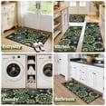 thumbnail image 4 of Findosom 2pcs Boho Kitchen Rug Set, Farmhouse Kitchen Runner Rugs and Mat, Washable Non Slip Kitchen Mats Vintage Kitchen Floor Mat Carpet for Hallway Laundry Room Sink 20"x32"+20"x47" Green, 4 of 7