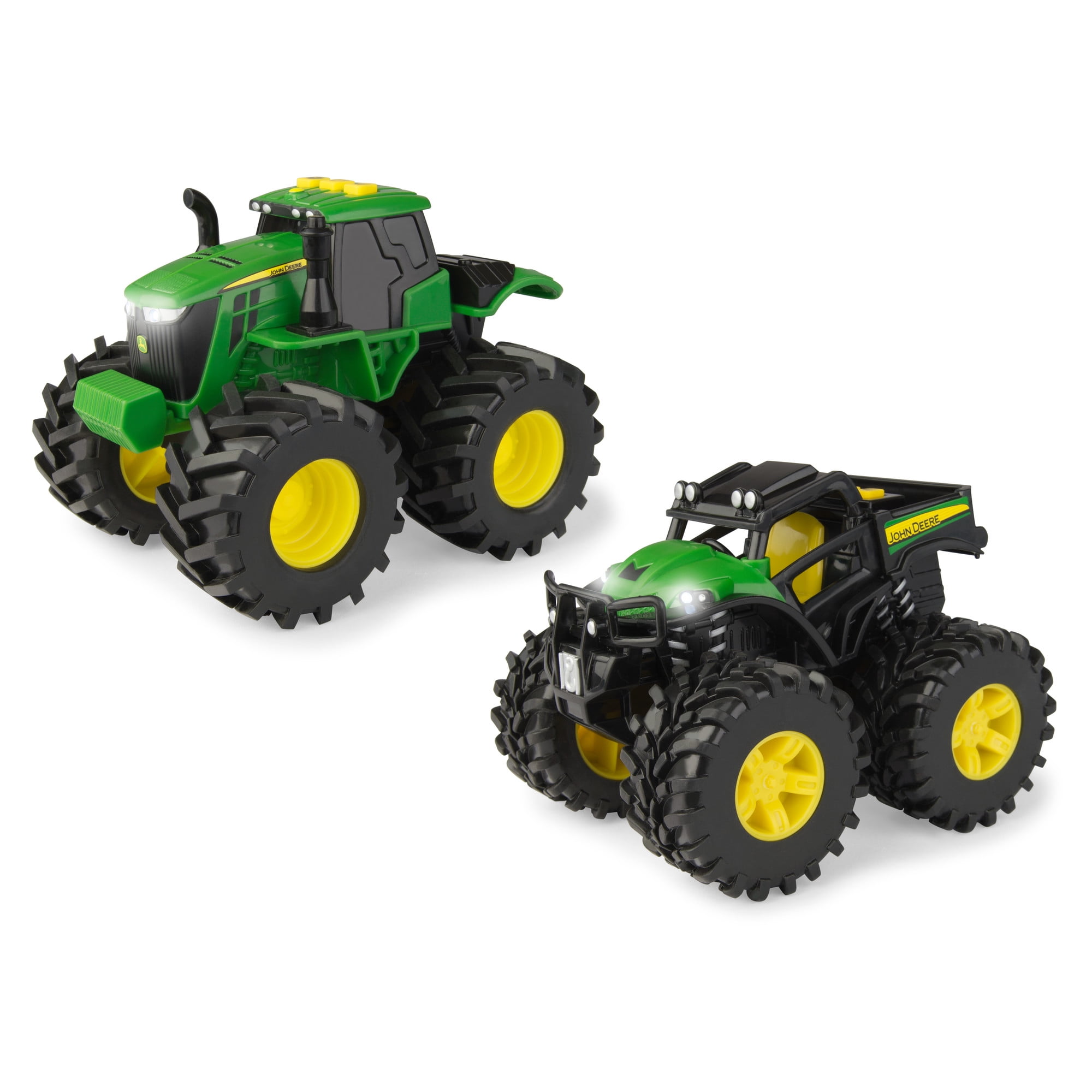 John Deere Monster Treads Lights and Sounds Tractor and Gator Gift Set -  