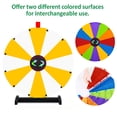 thumbnail image 2 of WinSpin 24" Display Prize Wheel Yellow & White DIY Tabletop 12 Slots Modular Custom Spinning Wheel for Pop Up Trade Show, 2 of 8