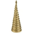 thumbnail image 5 of Northlight Metallic Swirling Spirals Tabletop Tree with Star Christmas Decoration - 13.5" - Gold, 5 of 9