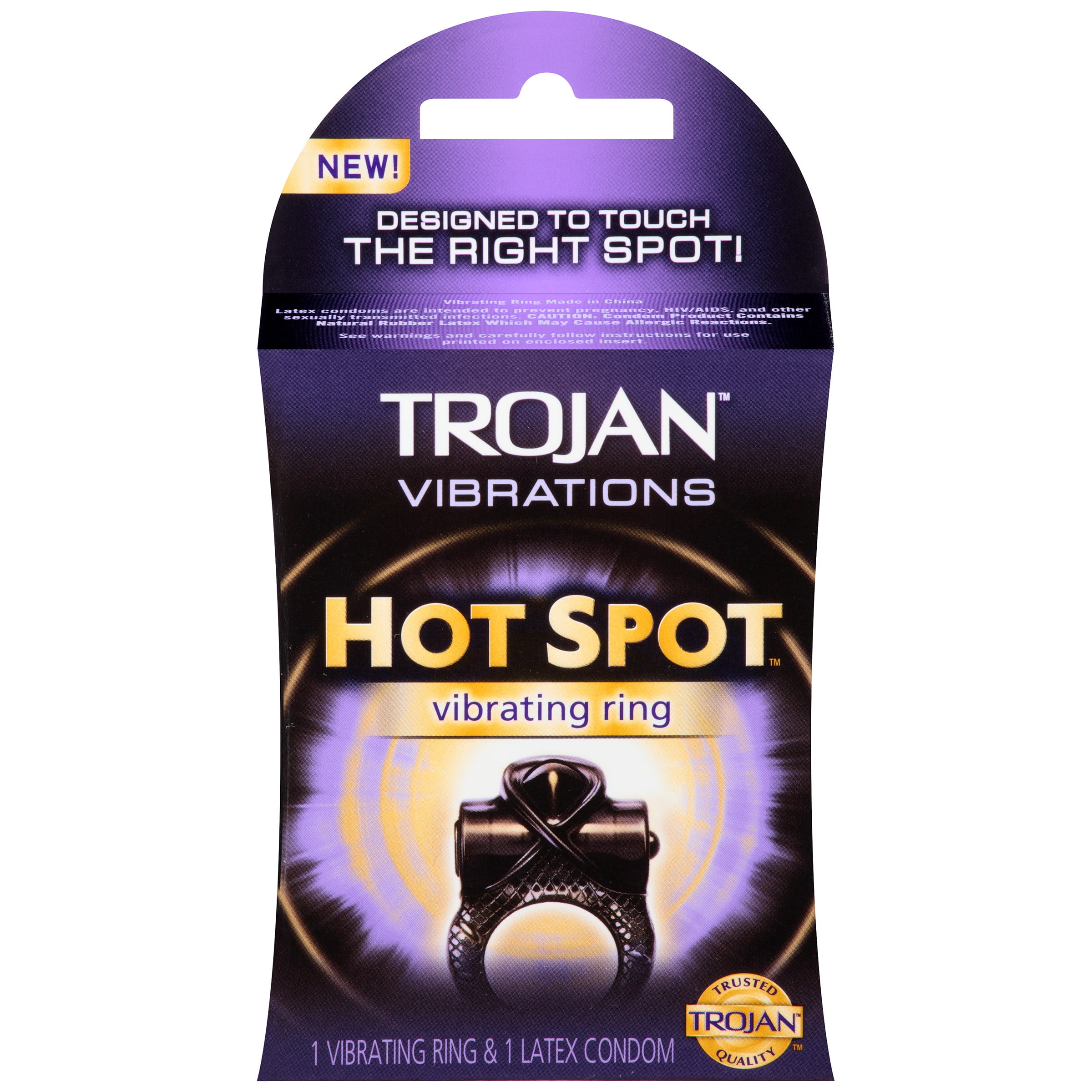 Trojan Vibrations Hot Spot Vibrating Ring.
