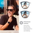 thumbnail image 3 of Gafas de Sol Knockaround Premiums Polarizadas UV400 Negras, 3 of 8