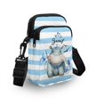 thumbnail image 3 of HELLHERO Sailor Hippo Design 2 Layers Women Messenger Bag Polyester for Men, Women, 3 of 7