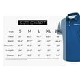 thumbnail image 7 of Golf Shirts for Men Dry Fit Performance Short Sleeve Athletic Polo T-Shirt Recycled Blue L, 7 of 7