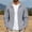 Gray, variant on Mens Hooded Windbreaker Jacket Zip Up Mesh Panel Sun Protection Coat Outdoor Hiking Travel Outerwear