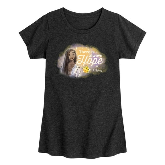 Disney Wish - There Is Always Hope - Toddler & Youth Girls Short Sleeve Graphic T-Shirt