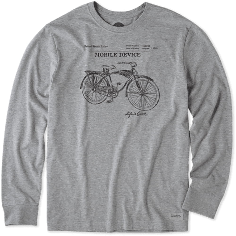 Mens Long Sleeve Crusher Tee 