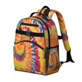 thumbnail image 2 of Colorful Tie Dye Pattern Backpack for School,Cute School Bag,Schoolbag with Adjustable Shoulder Straps & Padded Back,15.25"x11.5"x5.25", 2 of 5