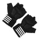 thumbnail image 5 of par de guantes de medio dedo para entrenamiento de fuerza al aire libre, protectores de muñeca y palma, guantes deportivos para levantamiento de pesas y entrenamiento de empuje (blanco, talla XL), 5 of 6