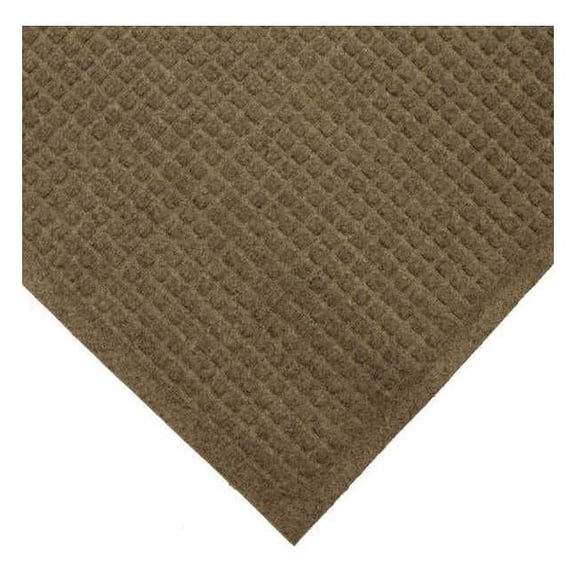 Condor Entrance Mat, Polypropylene, 3/8 in Thick, Brown, 3 ft W x 5 ft L 8ZNP1