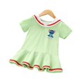 thumbnail image 1 of MINISO Disney Stitch 2024 Nouvelle Robe d'Été pour Filles Style Bébé Manches Courtes Style Collège Robe Princesse, 1 of 6
